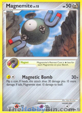 Magnemite #66/100 Common - Stormfront Pokemon card