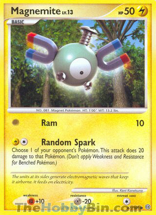 Magnemite #67/100 Common - Stormfront Pokemon card
