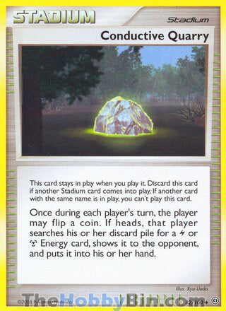Conductive Quarry #82/100 Uncommon - Stormfront Pokemon card