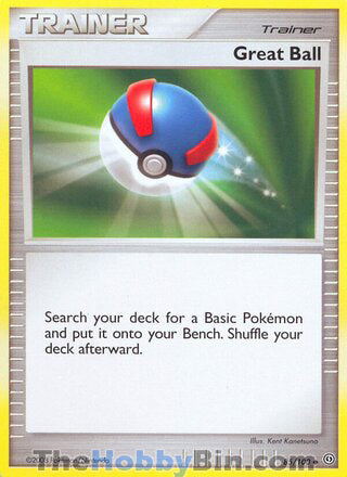 Great Ball #85/100 Uncommon - Stormfront Pokemon card