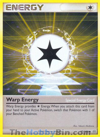Warp Energy #95/100 Uncommon - Stormfront Pokemon card