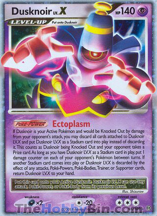 Dusknoir LV.X #96/100 Ultra Rare - Stormfront Pokemon card