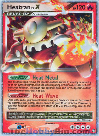 Heatran LV.X Stormfront Ultra Rare #97/100