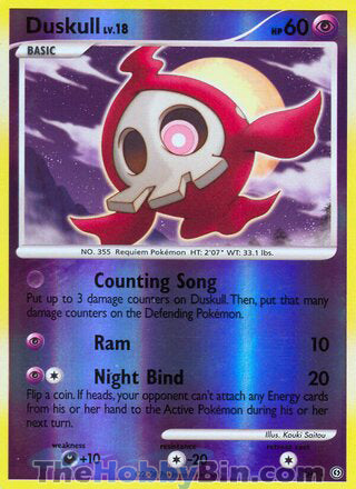 Duskull Stormfront Shiny Holo Rare #SH2