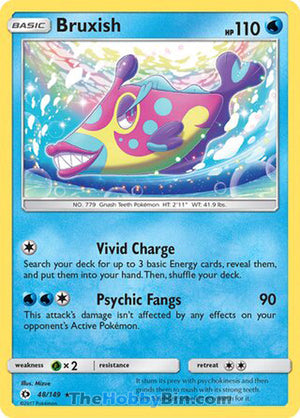 0048 Bruxish Rare Sun & Moon Base Set