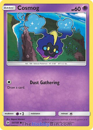0064 Cosmog Common Sun & Moon Base Set