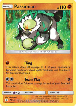0073 Passimian Uncommon Sun & Moon Base Set