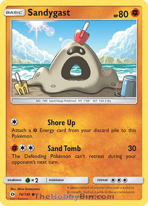 0074 Sandygast Common Sun & Moon Base Set