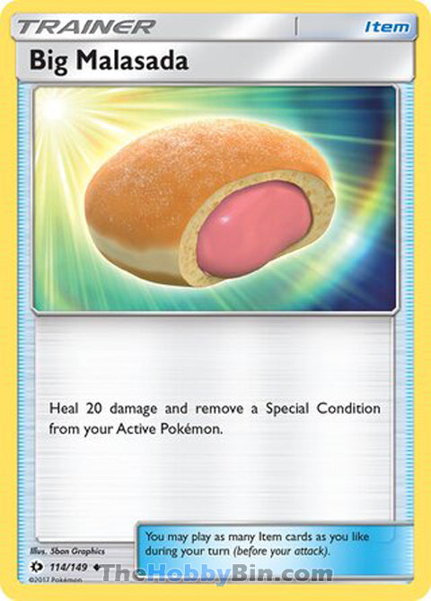 Big Malasada #114/149 Uncommon - Sun & Moon Base Set Pokemon card