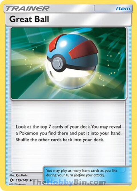 Great Ball Sun & Moon Uncommon #119/149