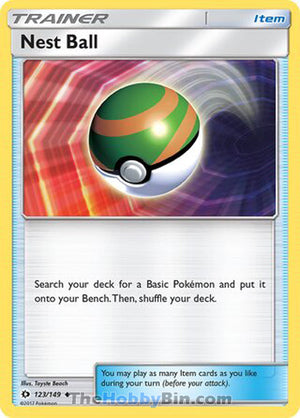 0123 Nest Ball Uncommon Sun & Moon Base Set