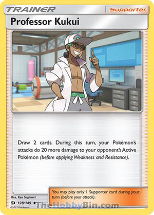 0128 Professor Kukui Uncommon Sun & Moon Base Set