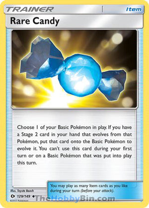 0129 Rare Candy Uncommon Sun & Moon Base Set