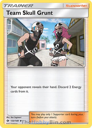 0133 Team Skull Grunt Uncommon Sun & Moon Base Set