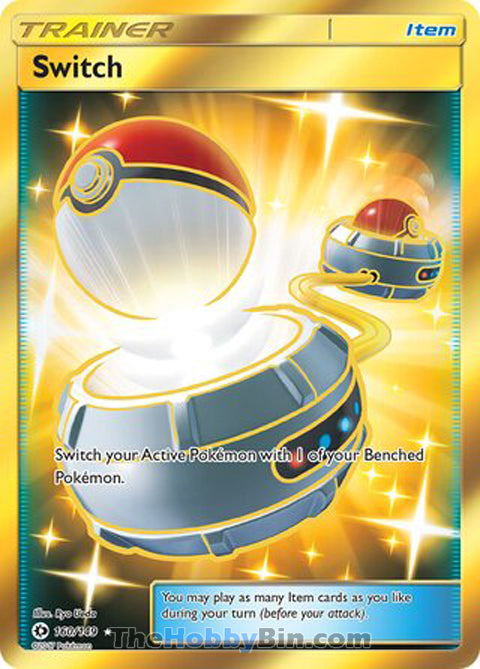 0160 Switch Secret Rare Sun & Moon Base Set