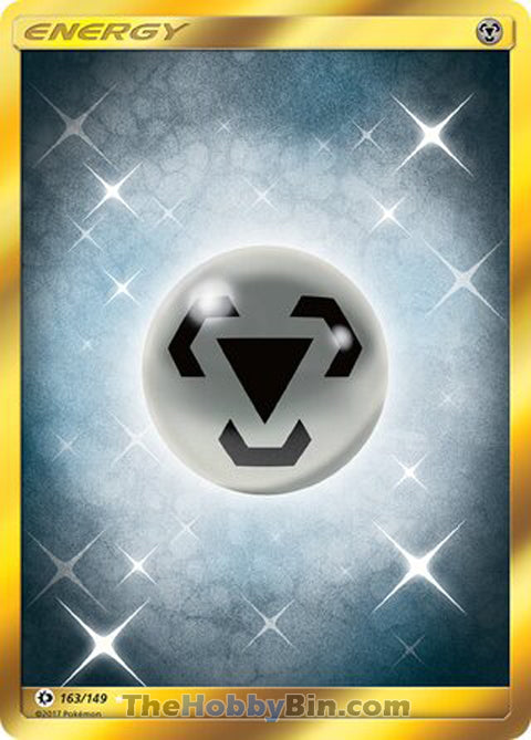 Metal Energy #163/149 Secret Rare - Sun & Moon Base Set Pokemon card