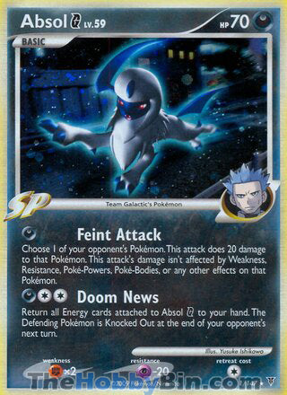 0001 Absol G Holo Rare Supreme Victors