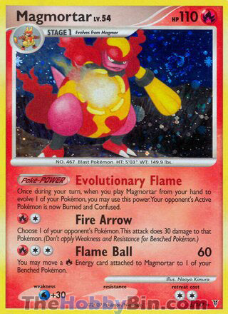 0006 Magmortar Holo Rare Supreme Victors