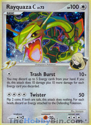 0008 Rayquaza C Holo Rare Supreme Victors