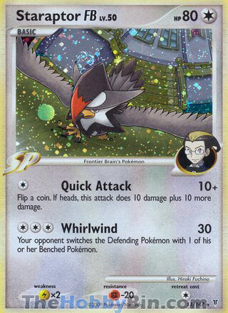 0011 Staraptor FB Holo Rare Supreme Victors