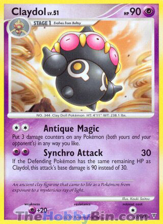 Claydol #22 Rare - Supreme Victors Pokemon card