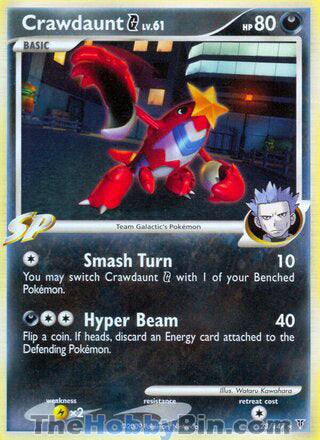 Crawdaunt G #23 Rare - Supreme Victors Pokemon card