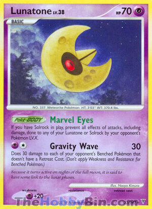 0032 Lunatone Rare Supreme Victors