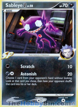 Sableye G #41 Rare - Supreme Victors Pokemon card
