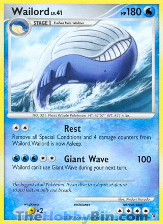 Wailord Supreme Victors Rare #47