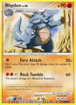 Rhydon #80 Uncommon - Supreme Victors Pokemon card