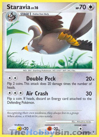 Staravia #85 Uncommon - Supreme Victors Pokemon card