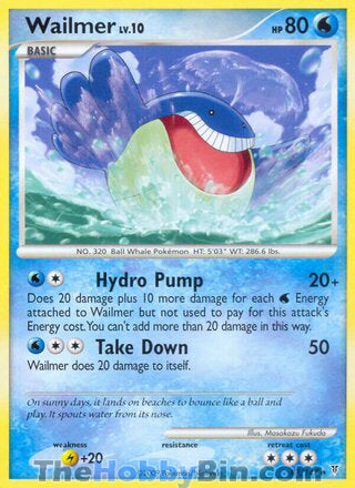Wailmer #87 Uncommon - Supreme Victors Pokemon card