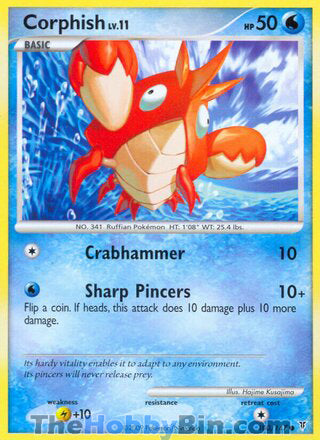 Corphish #100 Common - Supreme Victors Pokemon card
