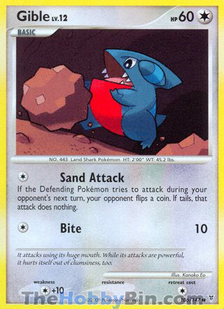 Gible #106 Common - Supreme Victors Pokemon card