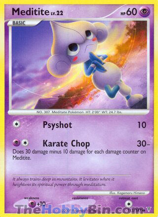Meditite #113 Common - Supreme Victors Pokemon card