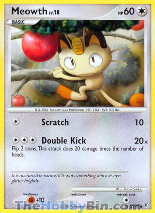 Meowth #114 Common - Supreme Victors Pokemon card