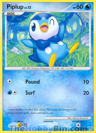 Piplup #121 Common - Supreme Victors Pokemon card