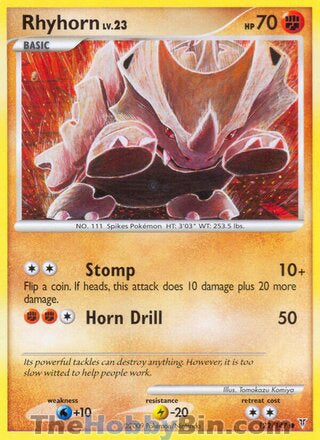 Rhyhorn #122 Common - Supreme Victors Pokemon card