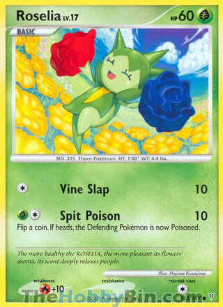 Roselia #123 Common - Supreme Victors Pokemon card
