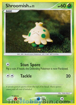 Shroomish #127 Common - Supreme Victors Pokemon card