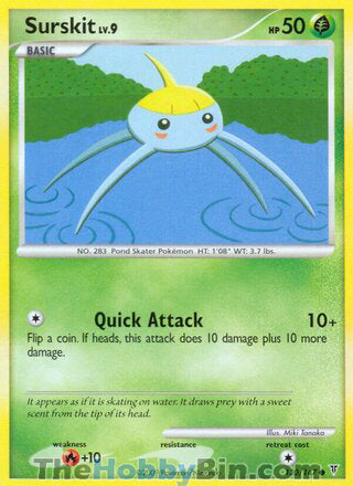 Surskit #130 Common - Supreme Victors Pokemon card