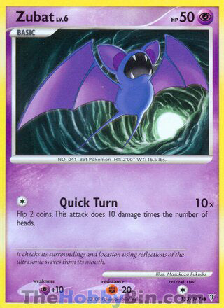 Zubat #133 Common - Supreme Victors Pokemon card