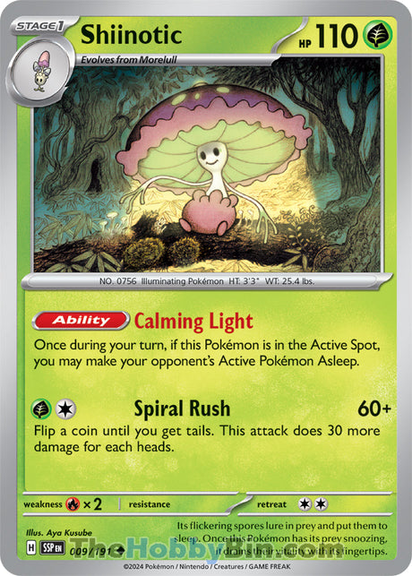 Shiinotic Surging Sparks Uncommon #009/191