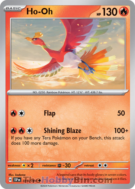 Ho-Oh Surging Sparks Uncommon #019/191