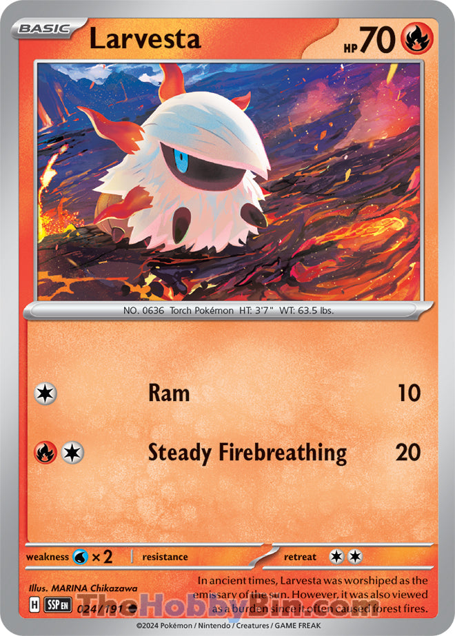 0024 Larvesta Common Surging Sparks