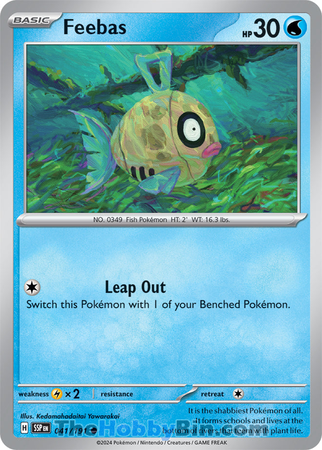 0041 Feebas Common Surging Sparks