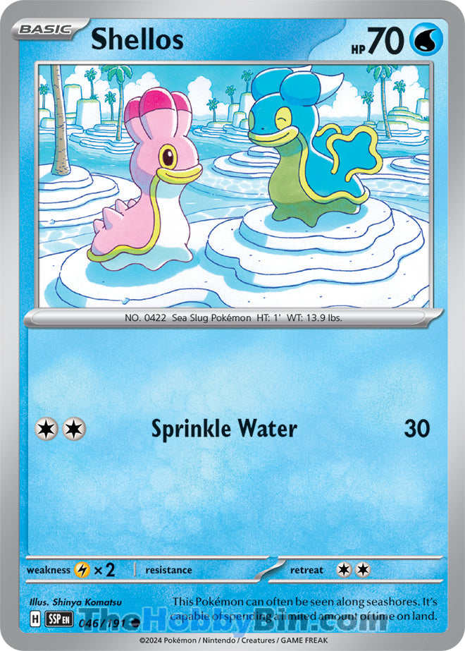 0046 Shellos Common Surging Sparks