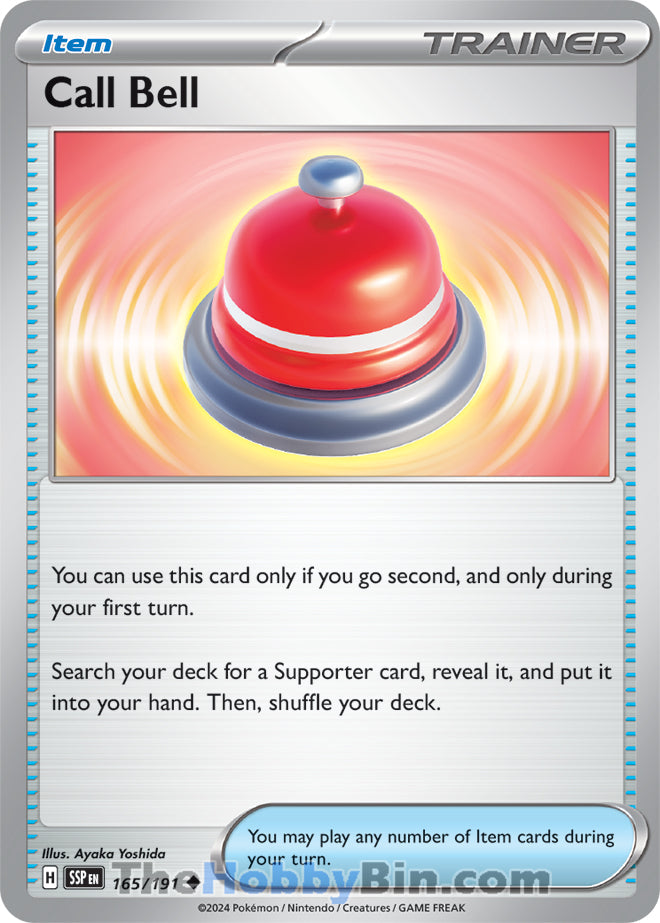 Call Bell #165/191 Uncommon - Surging Sparks Pokemon card