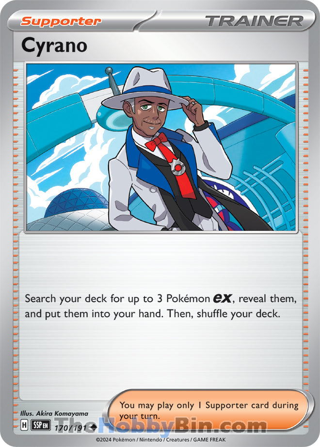 Cyrano #170/191 Uncommon - Surging Sparks Pokemon card