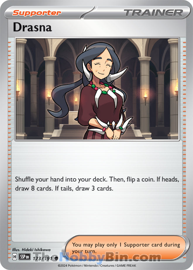 Drasna #173/191 Common - Surging Sparks Pokemon card
